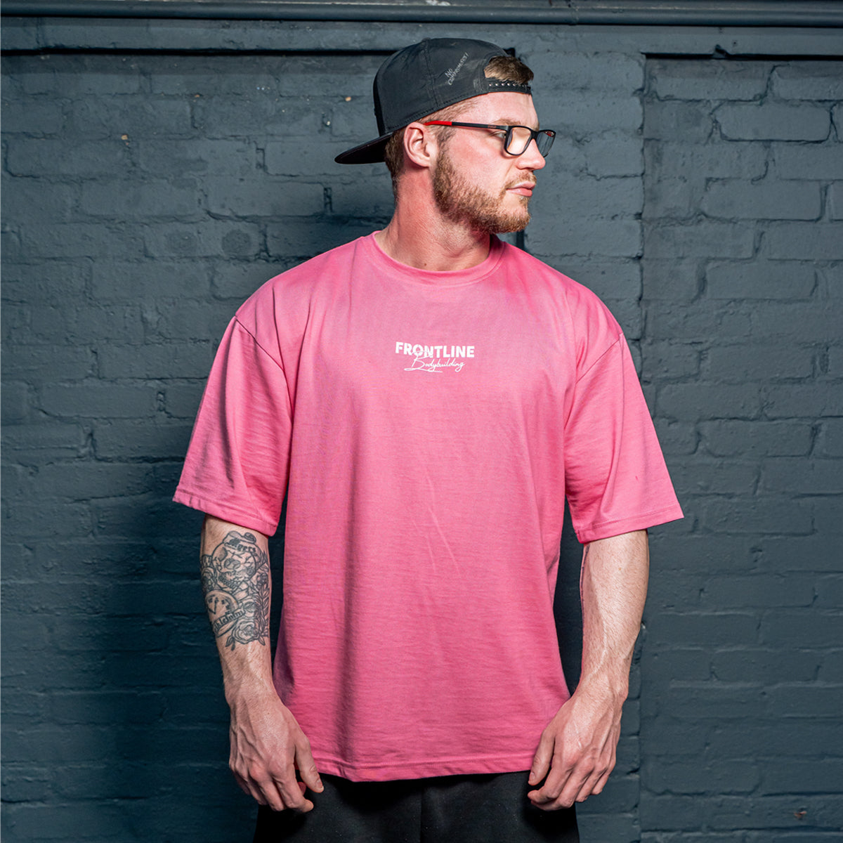 Built to Be Better T-shirt White on Bubblegum Pink