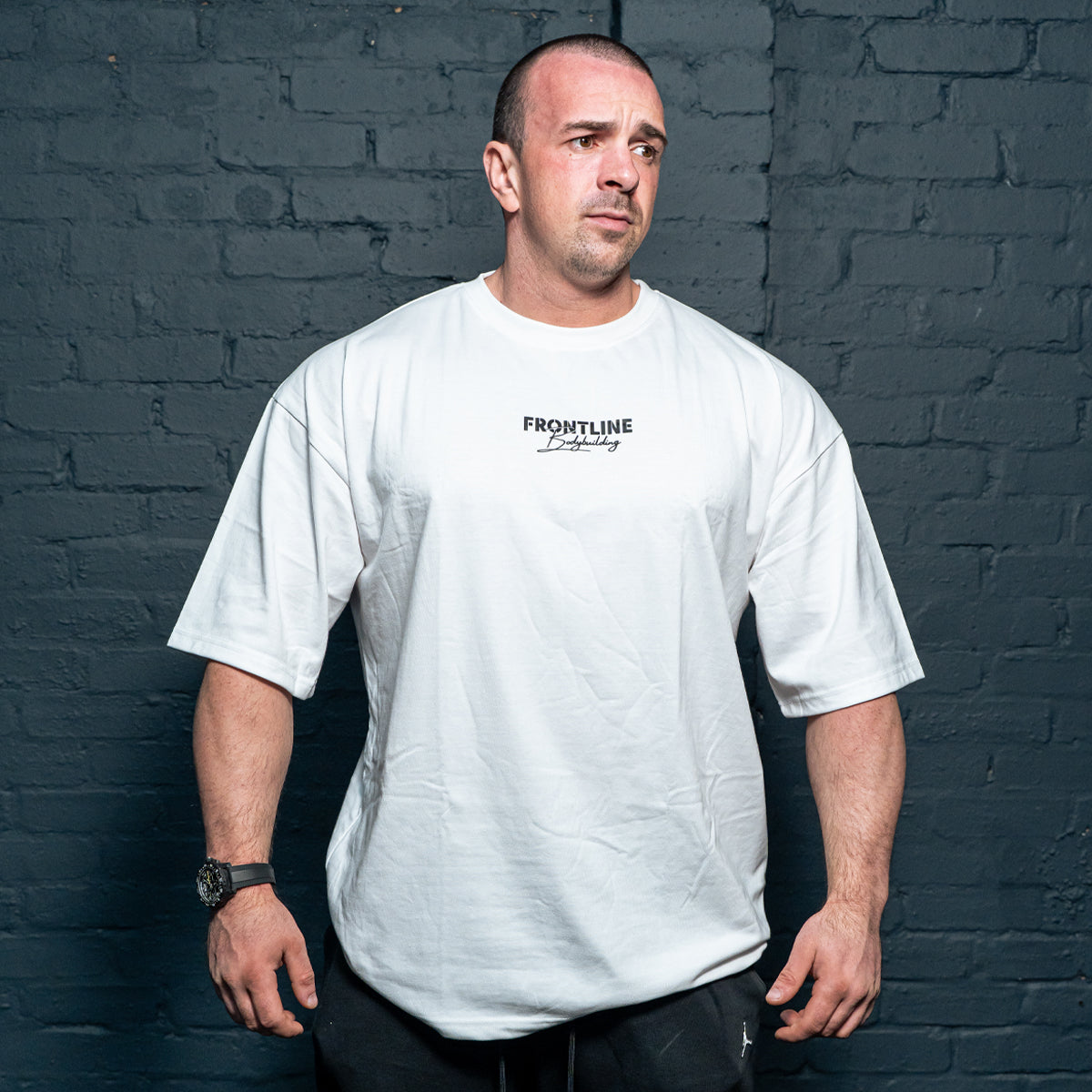 Built to Be Better T-shirt Black on White